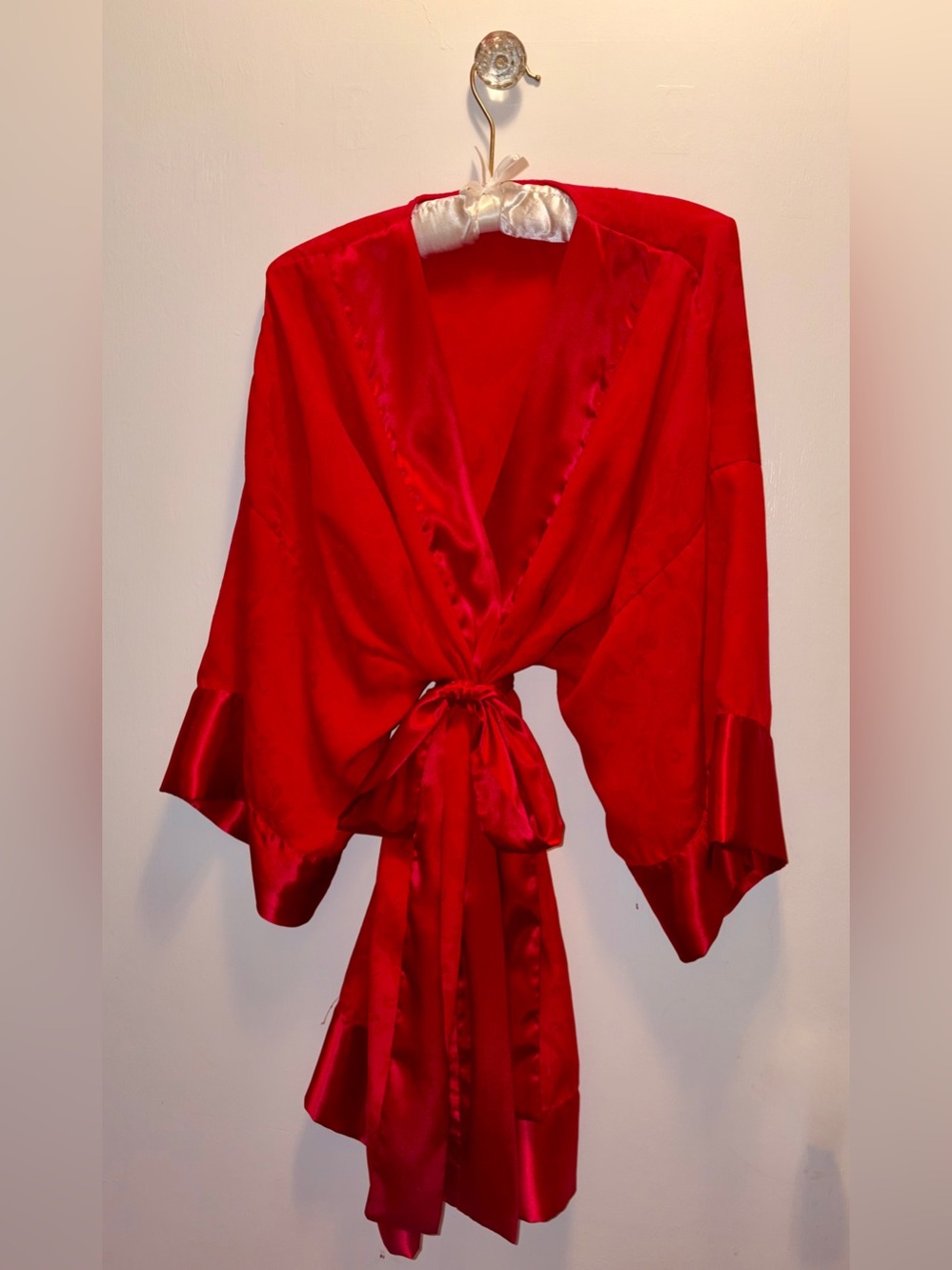Vintage Victoria's Secret Satin Kimono Robe